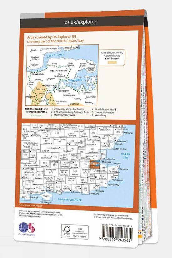 Explorer Map 163 Gravesend And Rochester