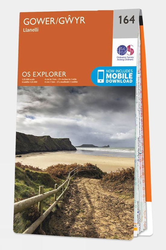 Explorer Map 164 Gower