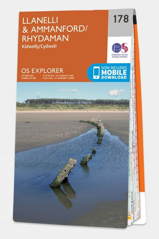 Explorer Map 178 Llanelli and Ammanford