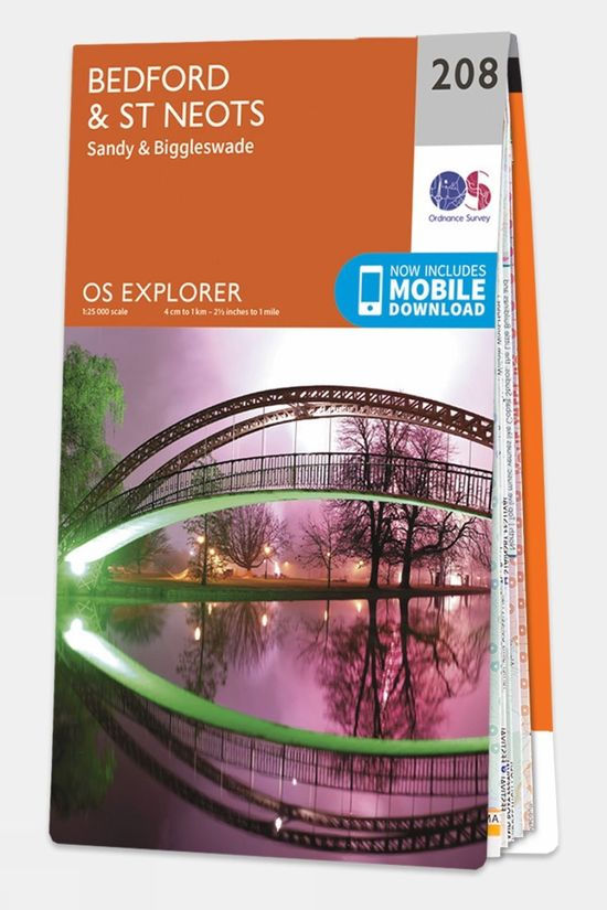 Explorer Map 208 Bedford and St Neots