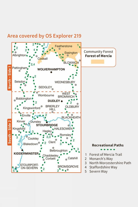 Explorer Map 219 Wolverhampton And Dudley