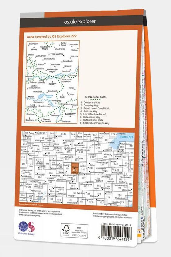 Explorer Map 222 Rugby And Daventry
