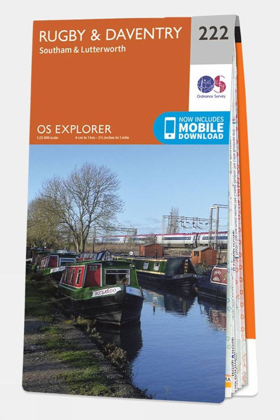 Explorer Map 222 Rugby and Daventry