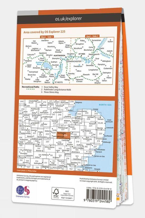Explorer Map 225 Huntingdon And St Ives