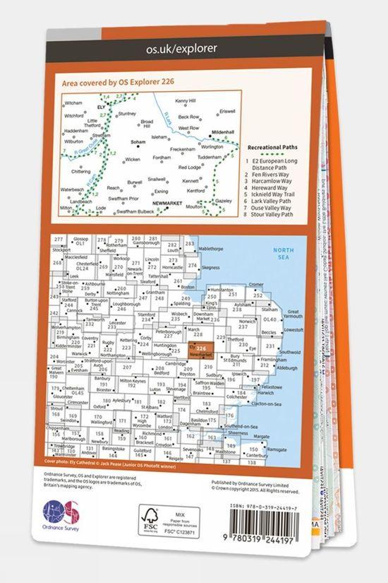 Explorer Map 226 Ely And Newmarket