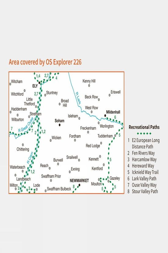 Explorer Map 226 Ely And Newmarket