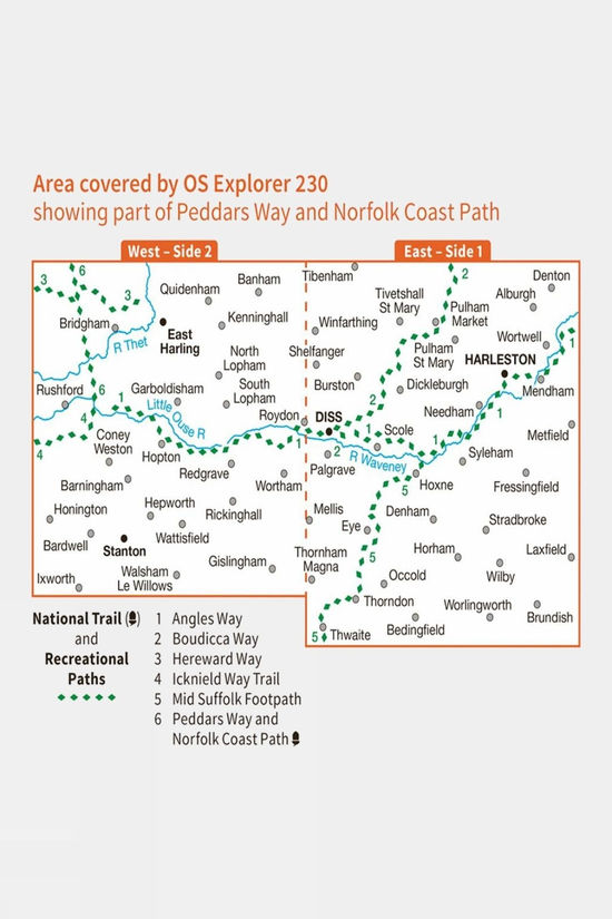 Explorer Map 230 Diss And Harleston