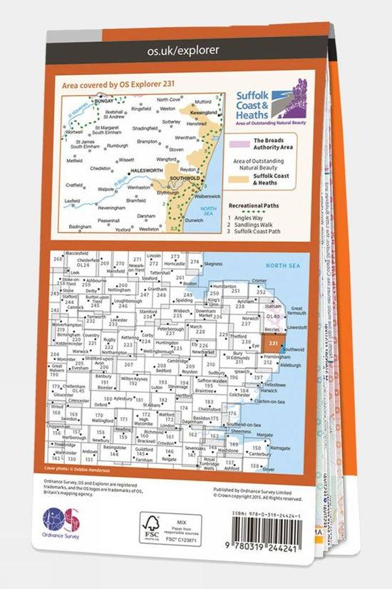 Explorer Map 231 Southwold And Bungay