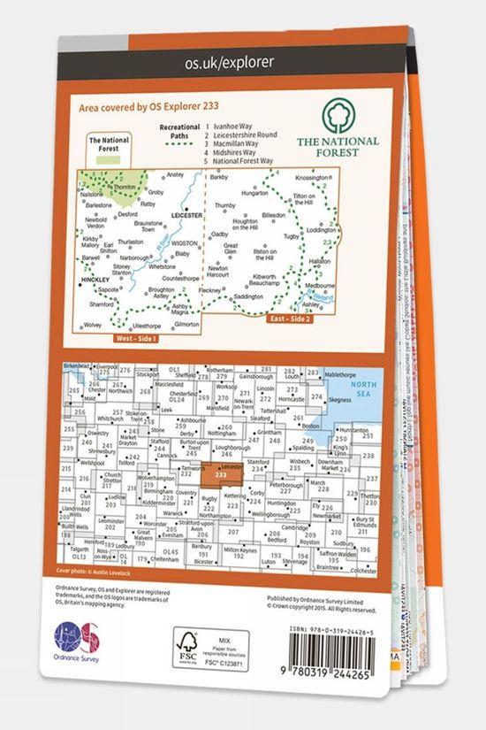 Explorer Map 233 Leicester And Hinckley