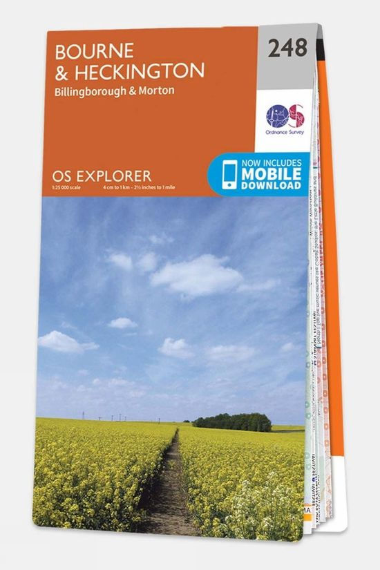 Explorer Map 248 Bourne and Heckington