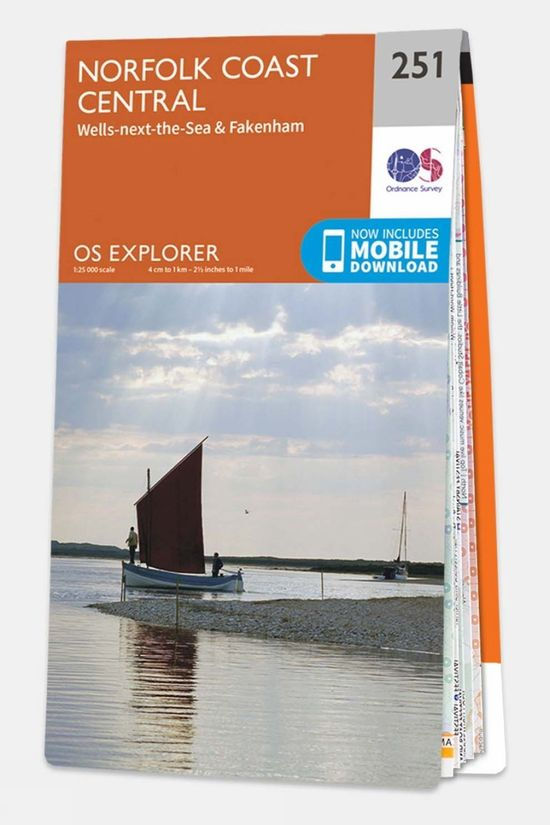 Explorer Map 251 Norfolk Coast Central