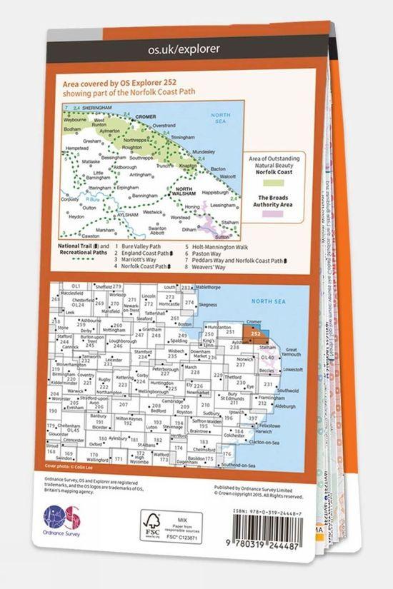 Explorer Map 252 Norfolk Coast East