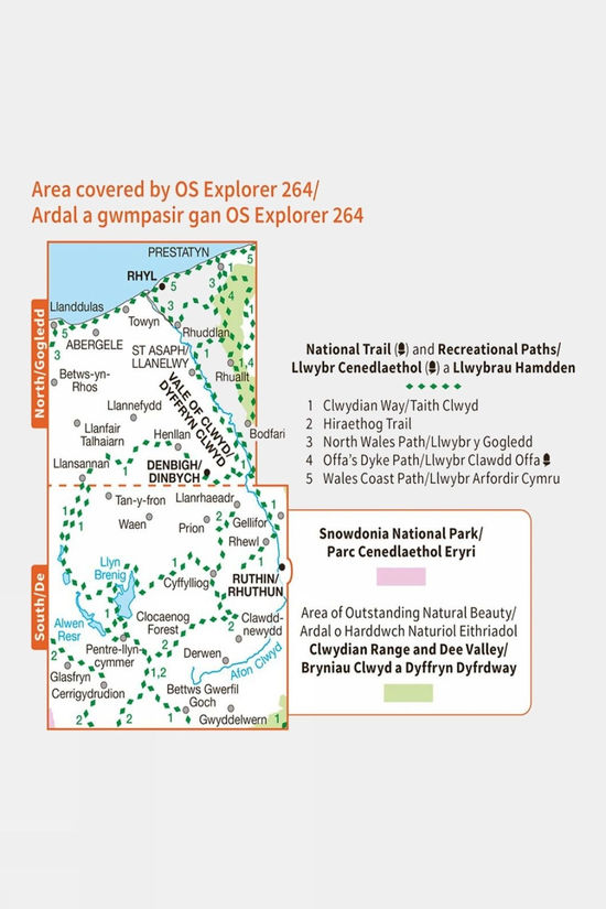 Explorer Map 264 Vale Of Clwyd