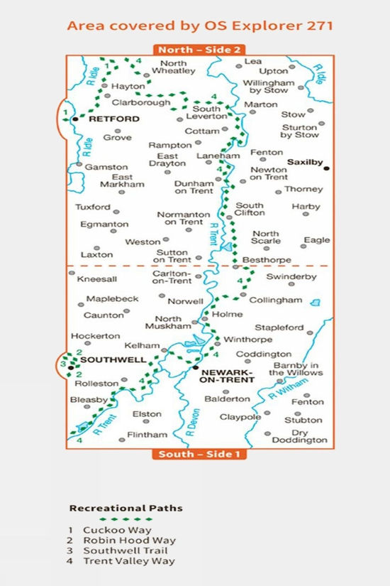 Explorer Map 271 Newark-on-Trent