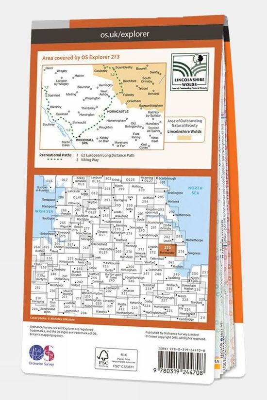 Explorer Map 273 Lincolnshire Wolds South
