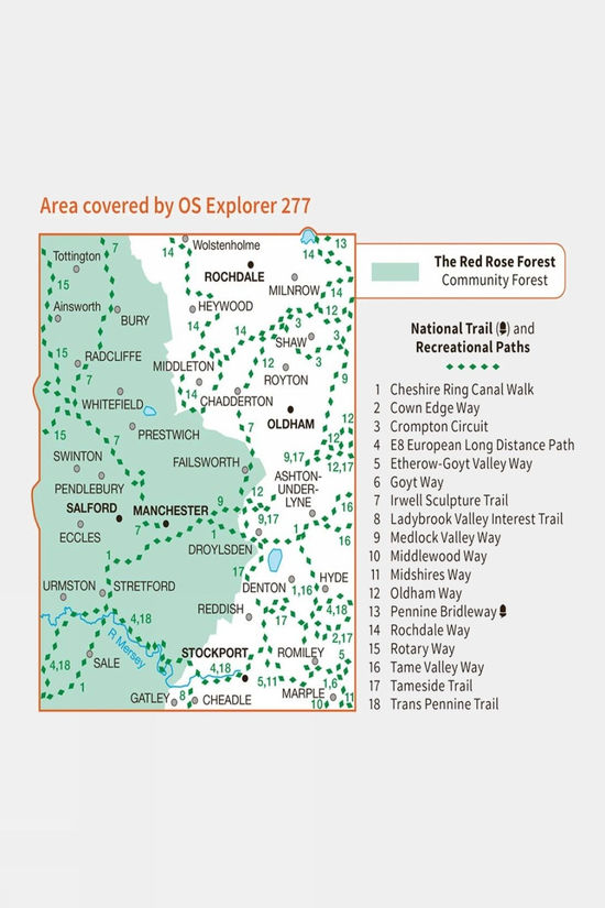 Explorer Map 277 Manchester And Salford
