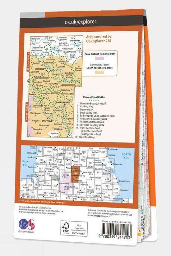 Explorer Map 278 Sheffield And Barnsley