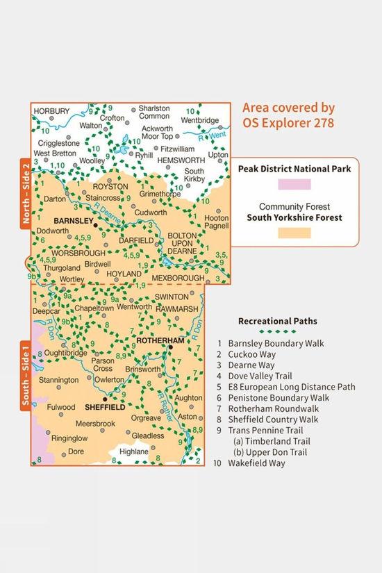 Explorer Map 278 Sheffield And Barnsley