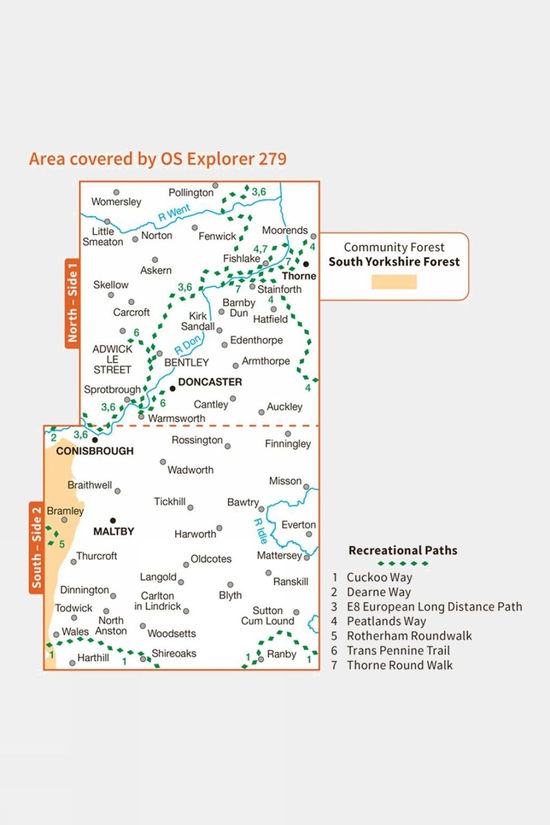 Explorer Map 279 Doncaster