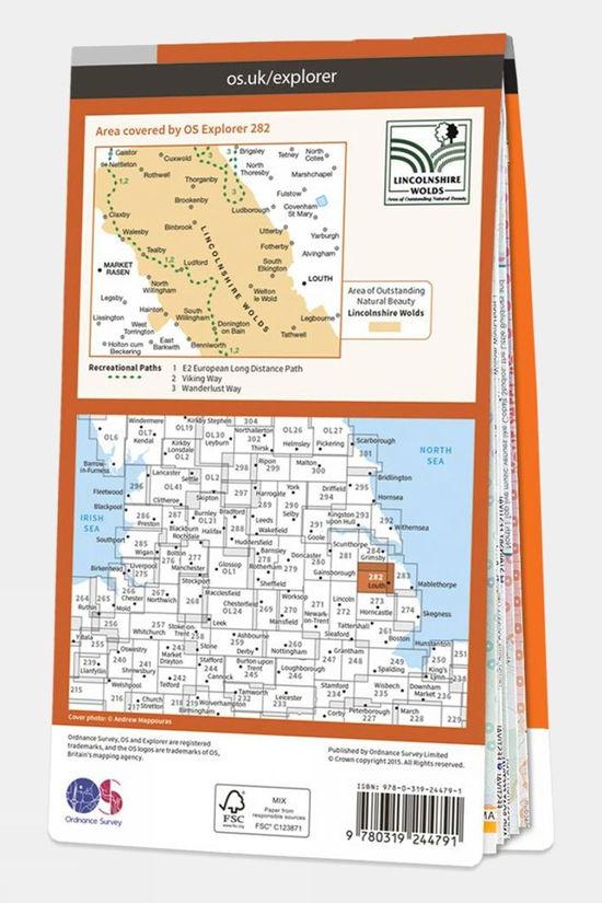 Explorer Map 282 Lincolnshire Wolds North