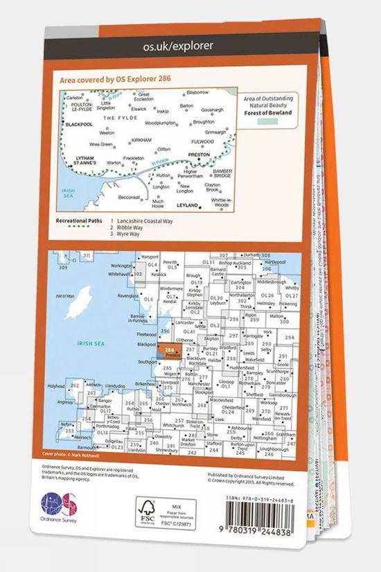 Explorer Map 286 Blackpool And Preston