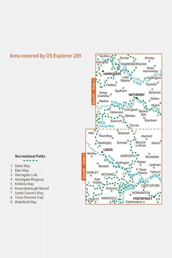 Explorer Map 289 Leeds
