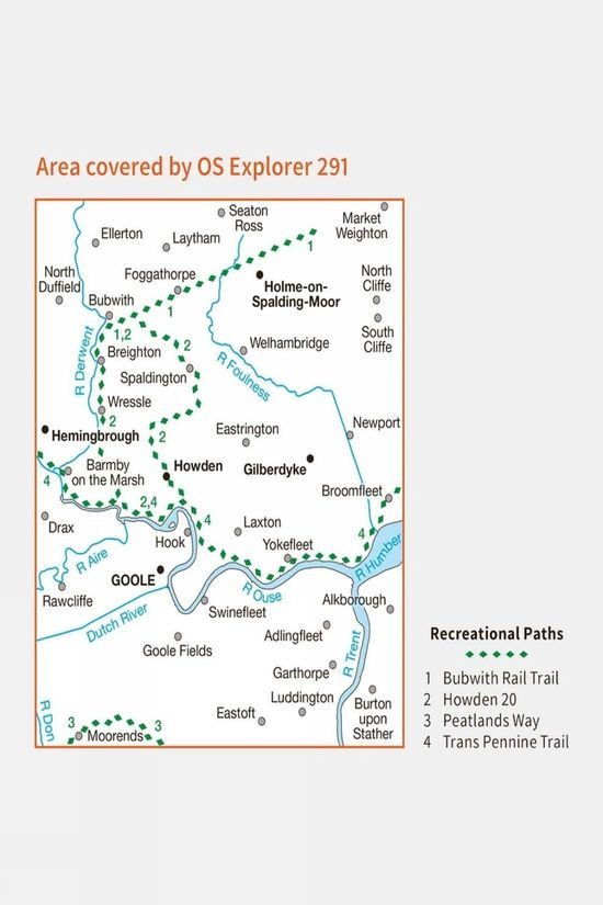 Explorer Map 291 Goole And Gilberdyke