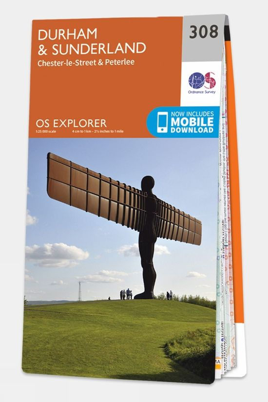 Explorer Map 308 Durham and Sunderland