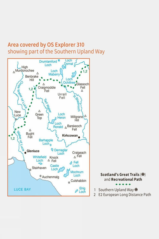 Explorer Map 310 Glenluce And Kirkcowan