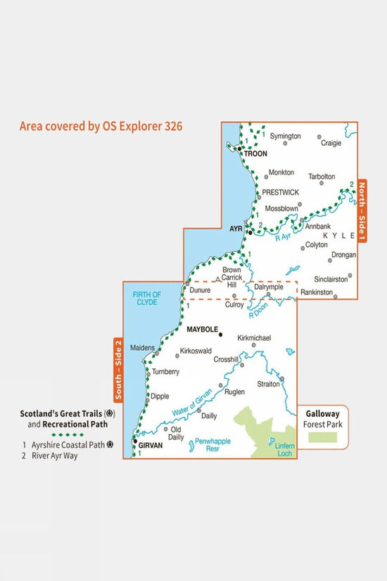 Explorer Map 326 Ayr And Troon