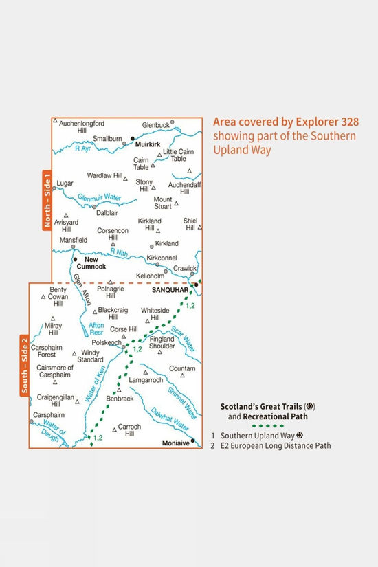 Explorer Map 328 Sanquhar And New Cumnock