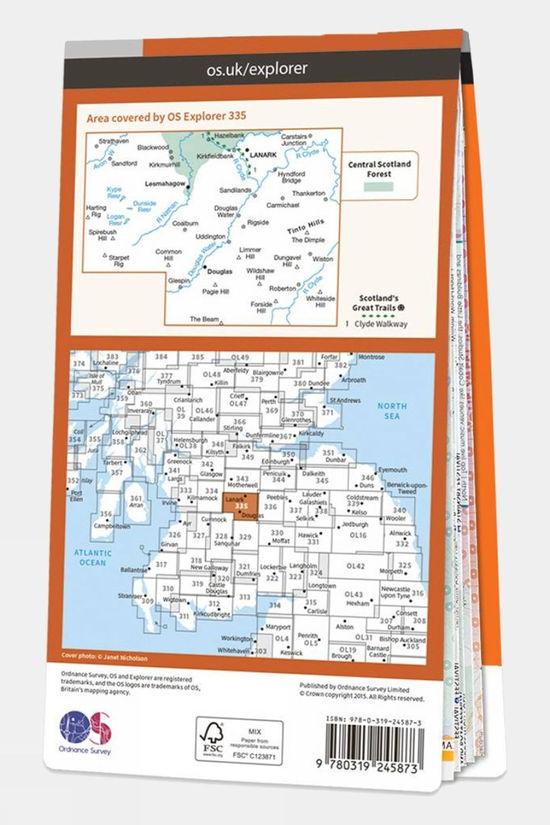 Explorer Map 335 Lanark And Tinto Hills
