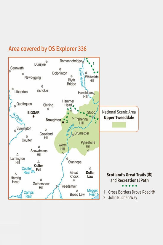 Explorer Map 336 Biggar And Broughton