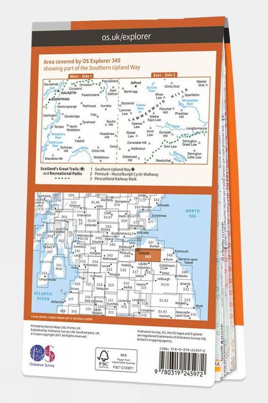 Explorer Map 345 Lammermuir Hills