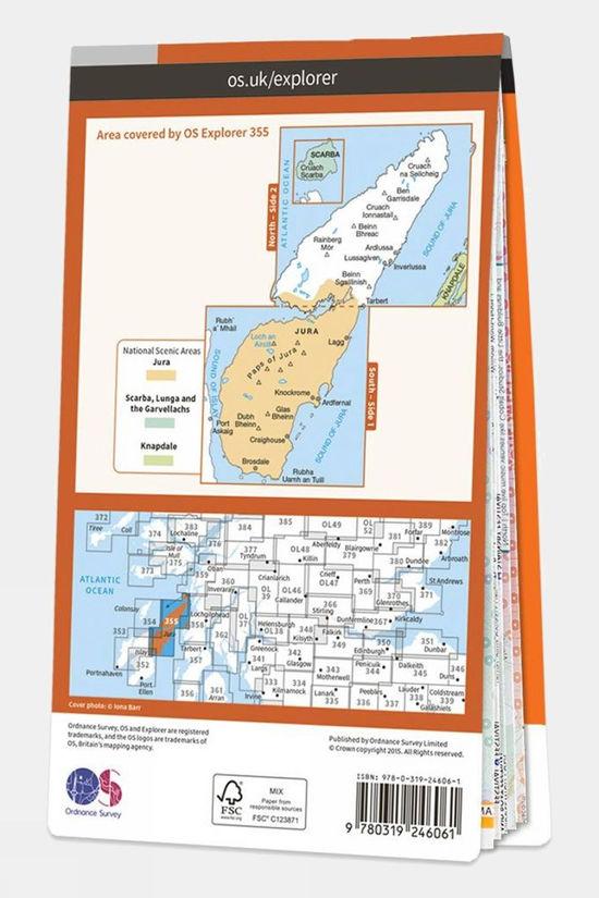 Explorer Map 355 Jura And Scarba