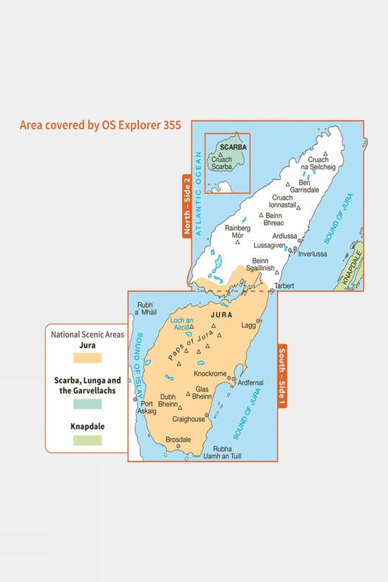 Explorer Map 355 Jura And Scarba