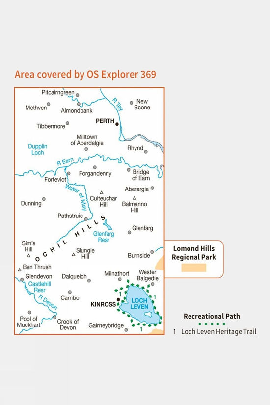 Explorer Map 369 Perth And Kinross