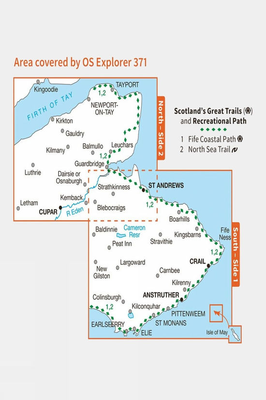 Explorer Map 371 St Andrews And East Fife