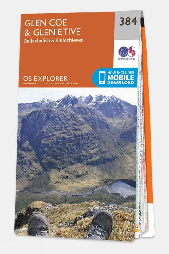 Explorer Map 384 Glen Coe and Glen Etive
