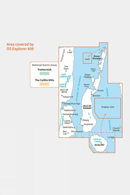 Explorer Map 409 Raasay Rona And Scalpay