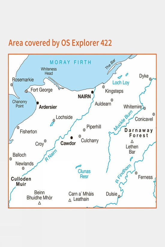 Explorer Map 422 Nairn And Cawdor