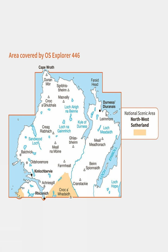 Explorer Map 446 Durness And Cape Wrath