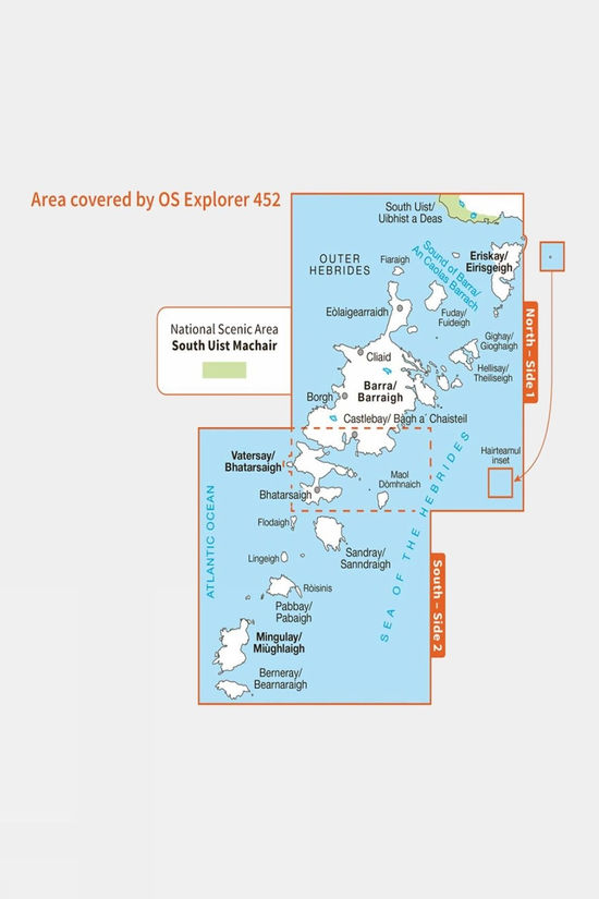 Explorer Map 452 Barra And Vatersay