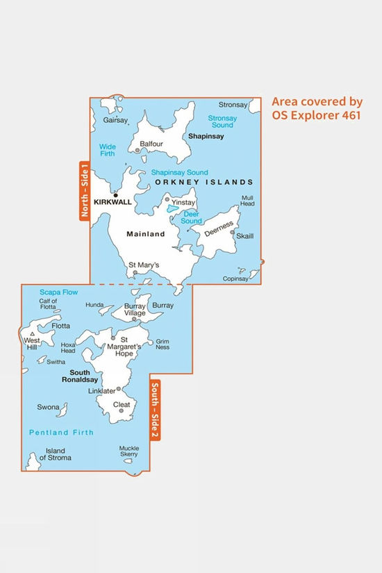Explorer Map 461 Orkney - East Mainland