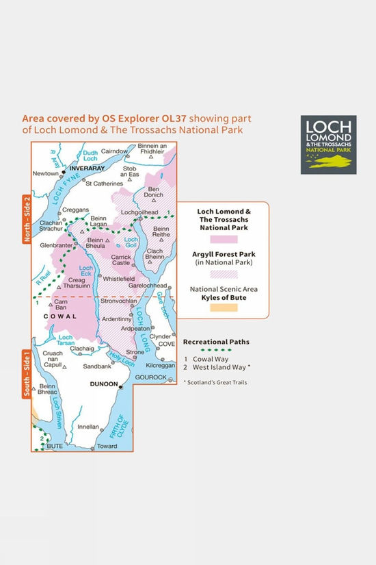 Explorer Map OL37 Cowal East