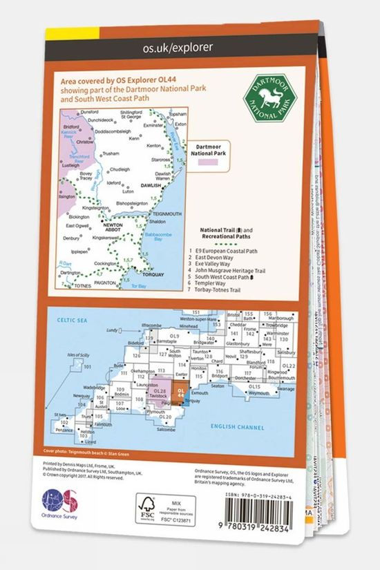 Explorer Map OL44 Torquay And Dawlish
