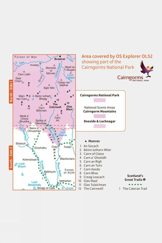 Explorer Map OL52 Glen Shee And Braemar