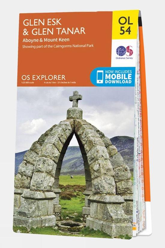 Explorer Map OL54 Glen Esk and Glen Tanar