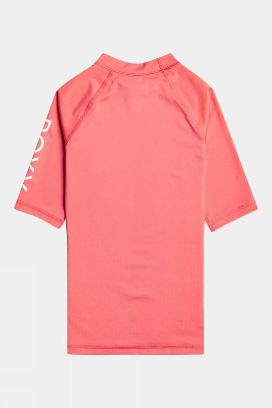 Girls Wholehearted Short Sleeve Rash Vest