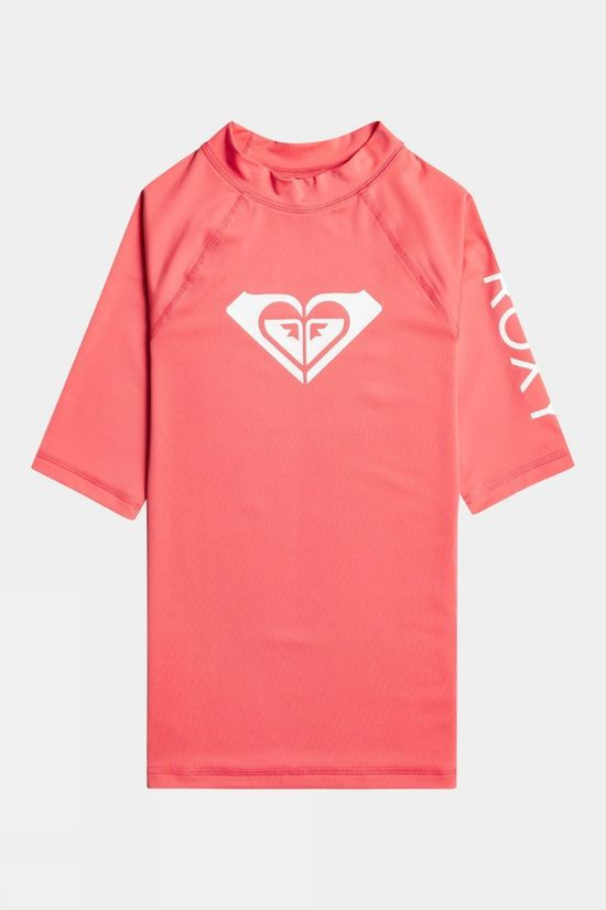 Girls Wholehearted Short Sleeve Rash Vest